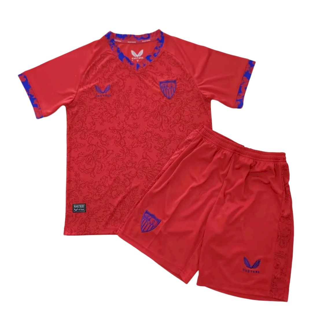 Sevilla FC 2024/25 Conjunto Alternativo – Criança