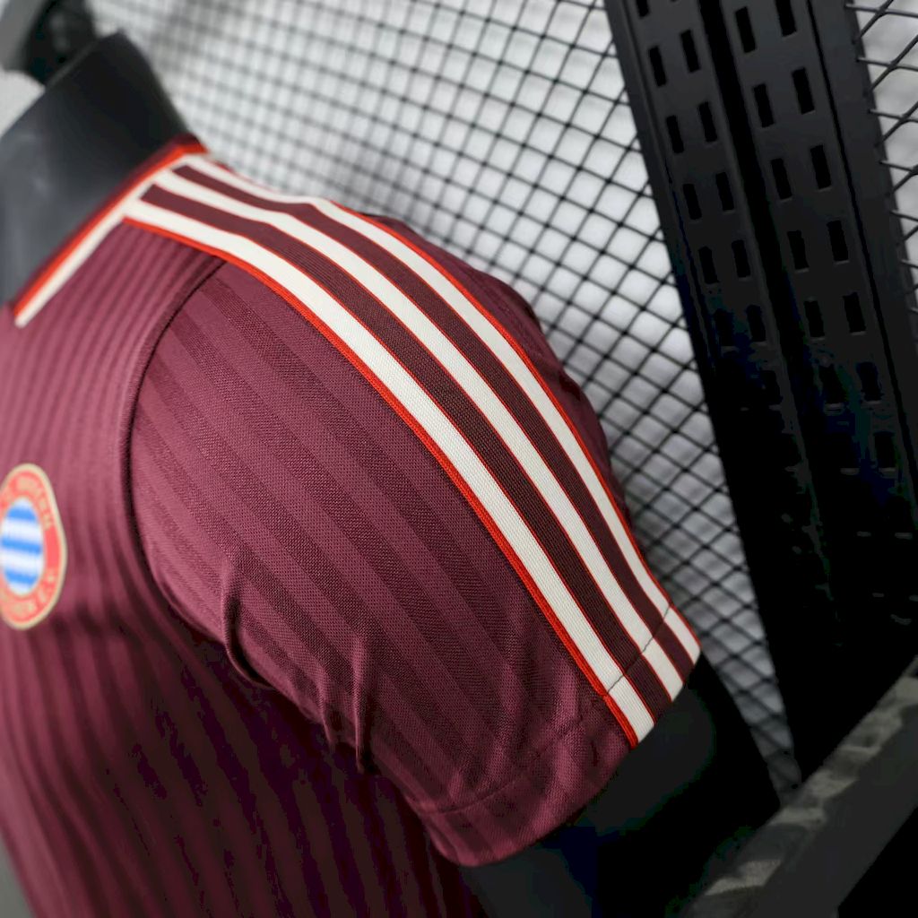 Bayern de Munique 2025/26 Camisola Terrace Icons Versão Jogador – Homem