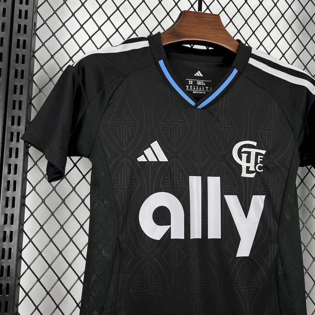 Charlotte FC 2025/26 Conjunto Alternativo – Criança