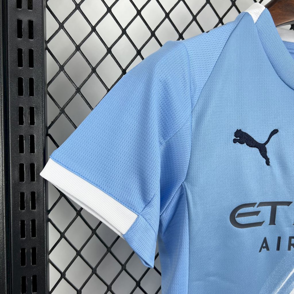 Manchester City 2025/26 Conjunto Principal – Criança