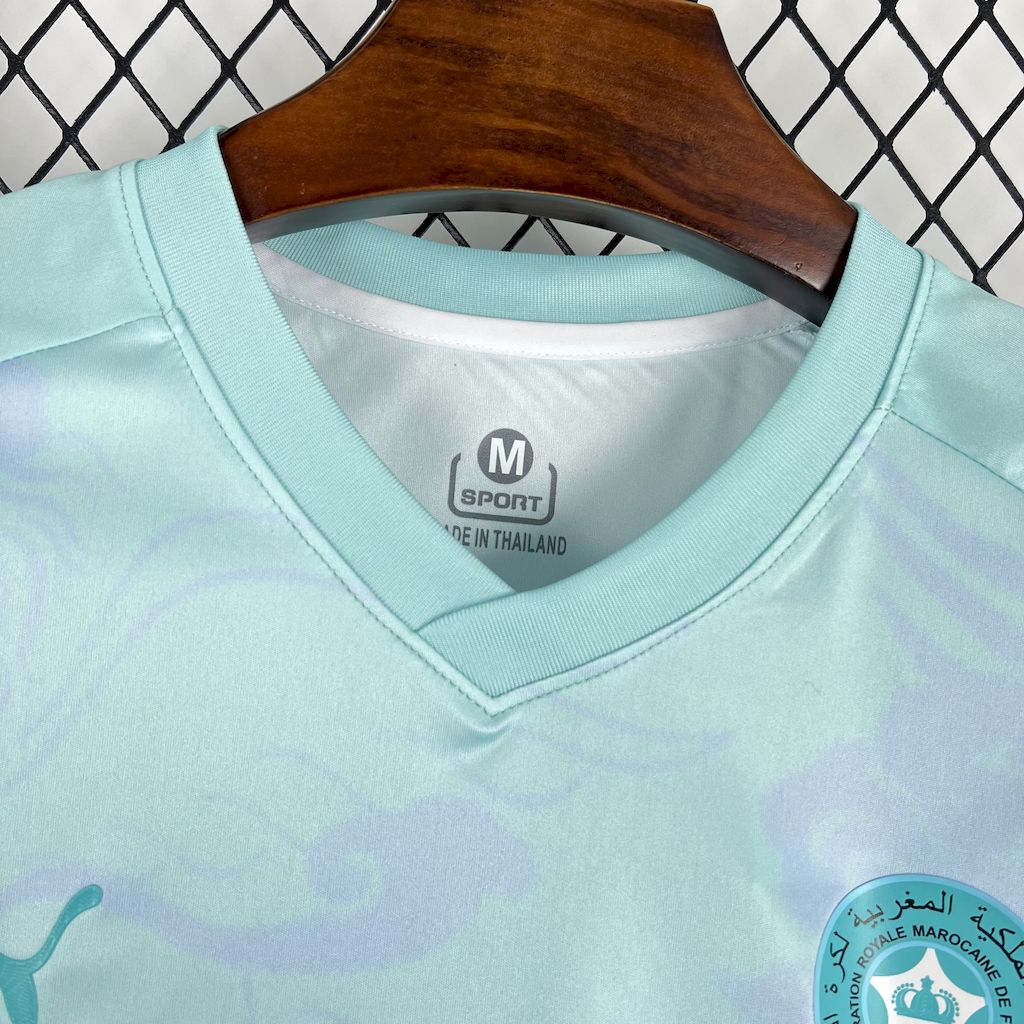 Marrocos 2025/26 Camisola Ocean e Celeste Versão – Homem