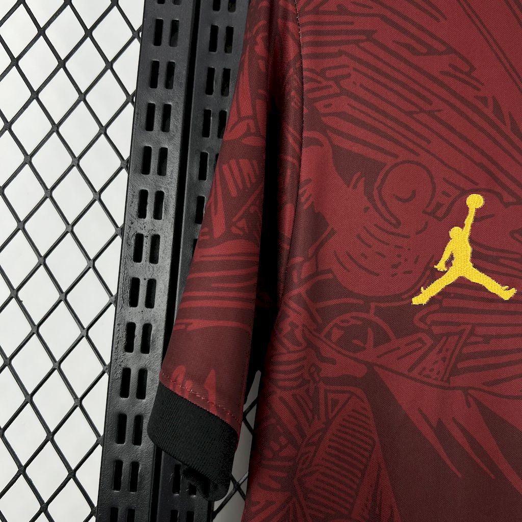 Brasil 2025/26 Camisola Especial Jordan Maroon – Homem