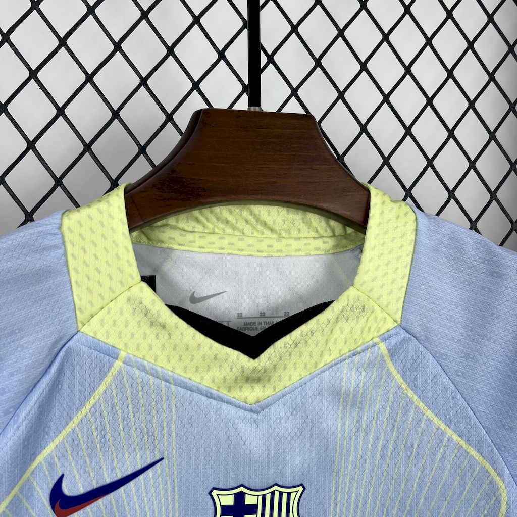 Barcelona 2025/26 Conjunto Azul Edição Especial – Criança