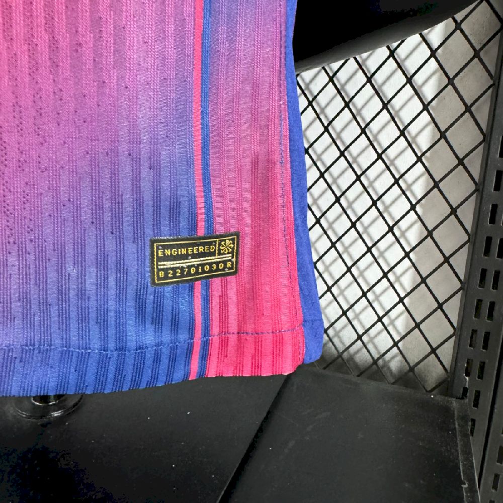Barcelona 2025/26 Camisola Principal Travis Scott Edição Versão Jogador – Homem
