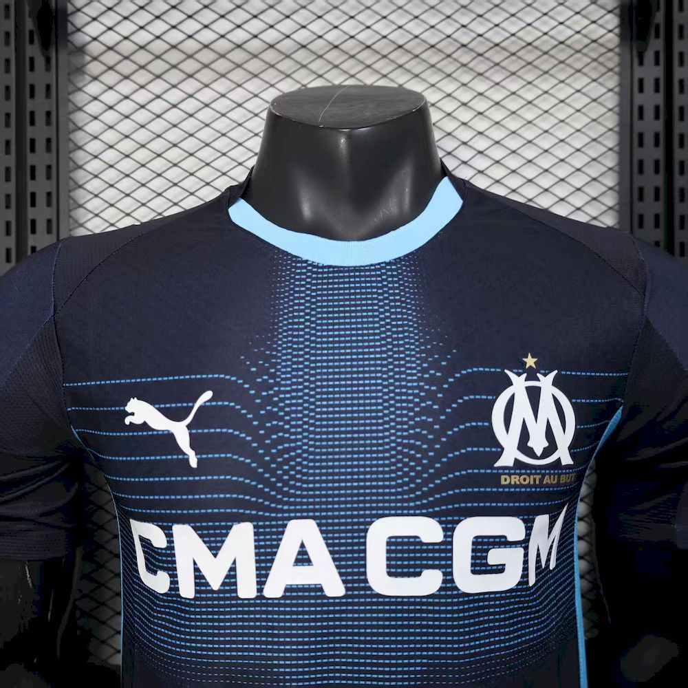 Olympique Marseille 2025/26 Camisola Alternativa Versão Jogador – Homem