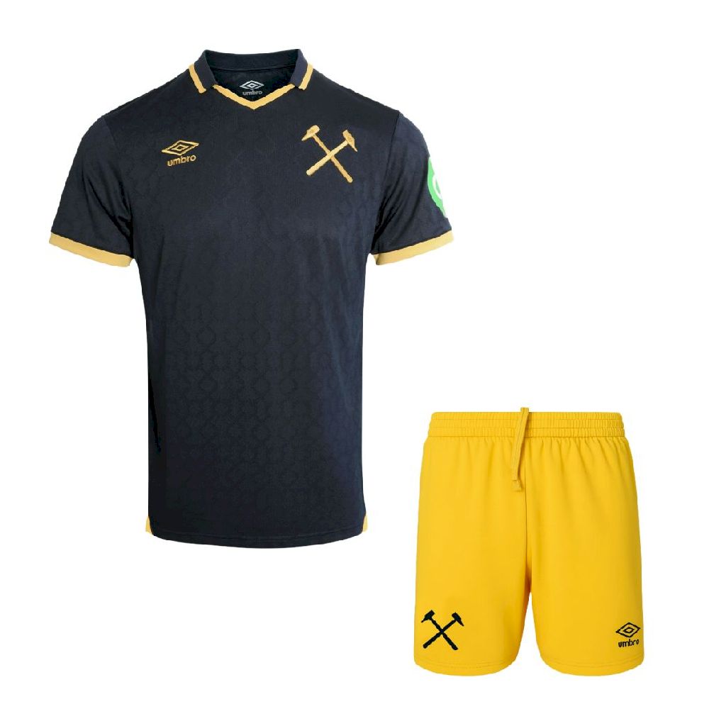 West Ham United 2025/26 Conjunto Terceiro – Criança