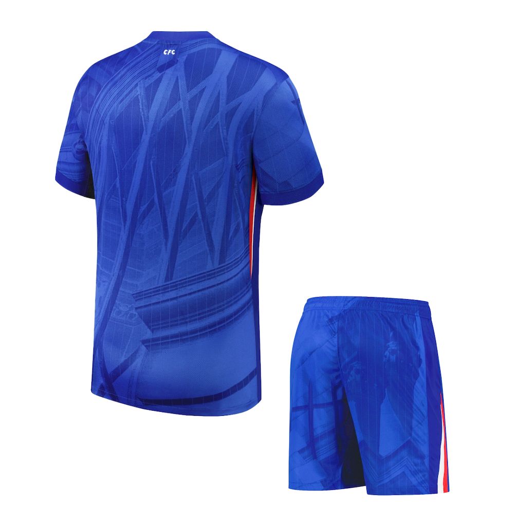 Chelsea 2025/26 Conjunto Principal – Criança