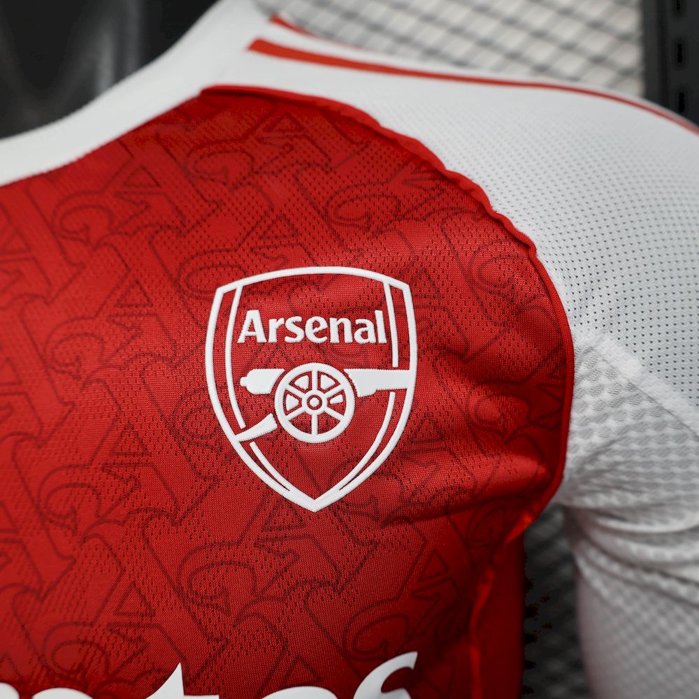 Arsenal 2025/26 Camisola Principal de Manga Comprida Versão Jogador – Homem