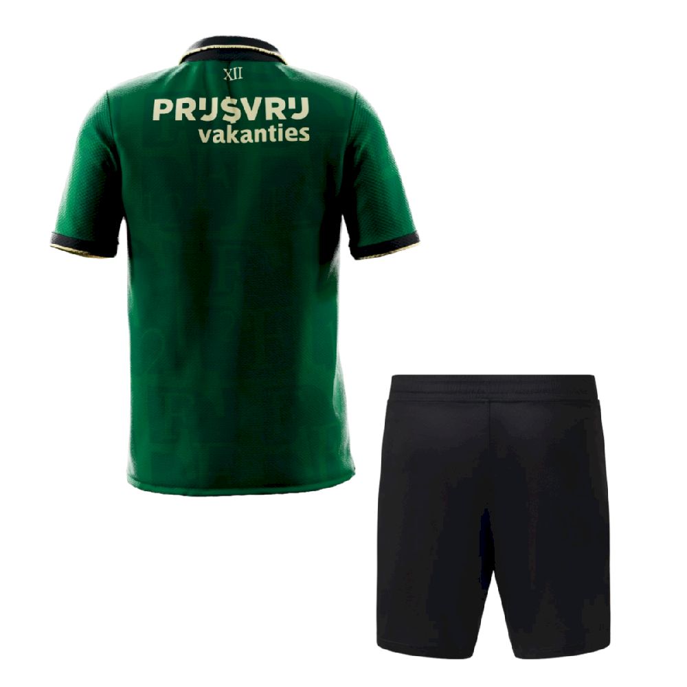 Feyenoord Rotterdam 2025/26 Conjunto Quarto – Criança