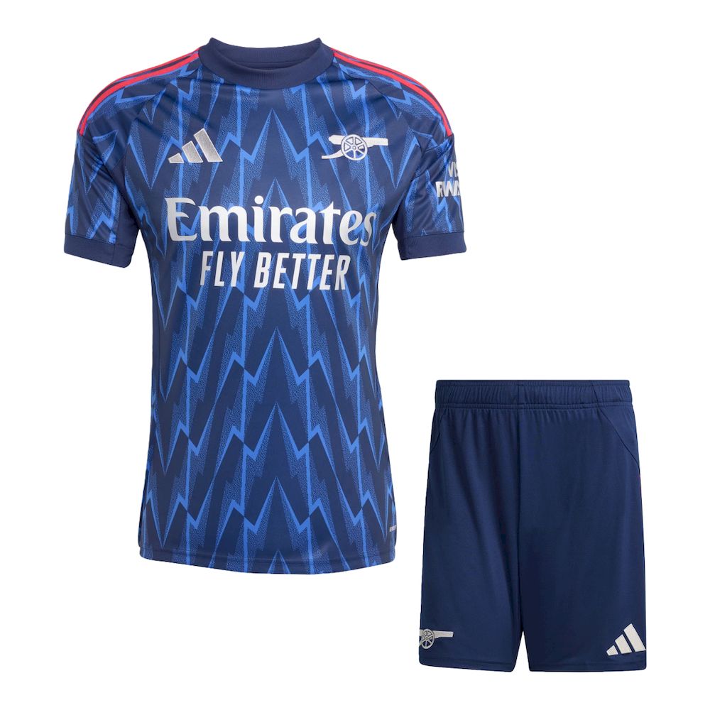 Arsenal 2025/26 Conjunto Alternativo – Criança