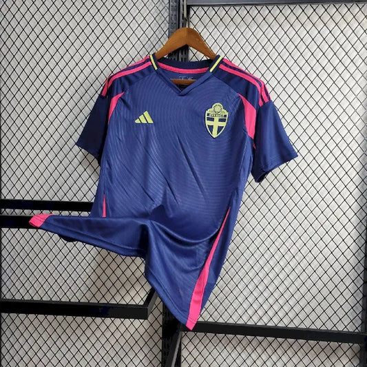 Suécia 2024/25 Camisola Alternativa Euro – Homem