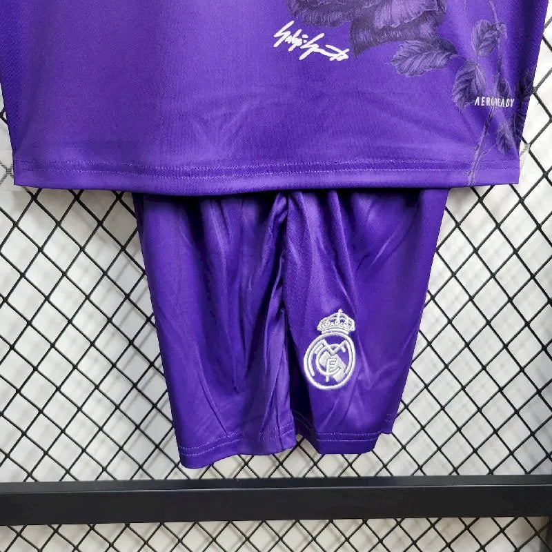 Real Madrid 2024/25 Conjunto Especial Y-3 Rose – Criança