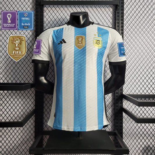 2022 Mundial 3-star Argentina Principal Versão Jogador – Homem