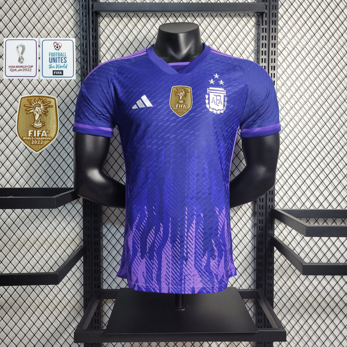 2022 Mundial 3-star Argentina Alternativa Versão Jogador – Homem