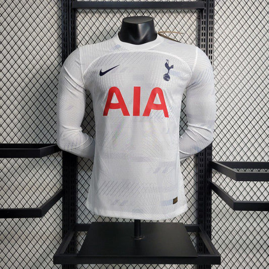 Tottenham Hotspur 2023/24 Camisola Principal de Manga Comprida Versão Jogador – Homem