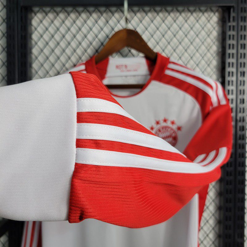 Bayern de Munique 2023/24 Camisola Principal de Manga Comprida – Homem