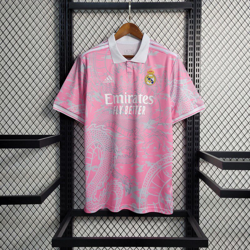 Real Madrid 2023/24 Camisola Especial Rosa Dragon – Homem