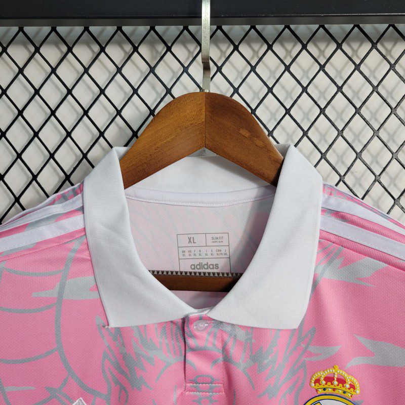 Real Madrid 2023/24 Camisola Especial Rosa Dragon – Homem