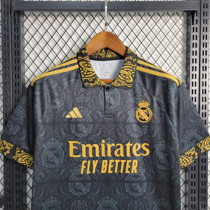 Real Madrid 2023/24 Camisola Conceito Edição Preta – Homem