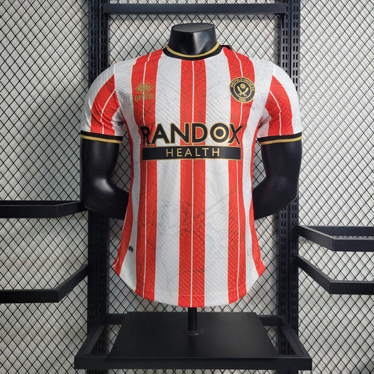 Sheffield United 2023/24 Camisola Principal Versão Jogador – Homem