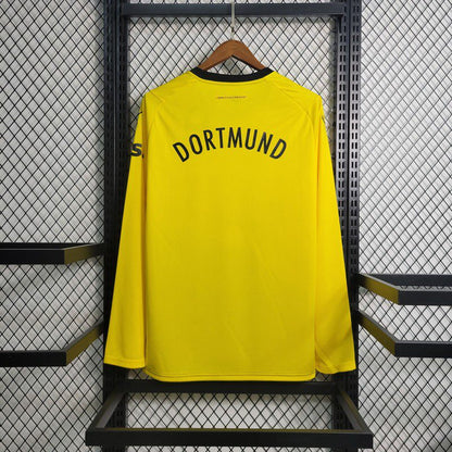 Borussia Dortmund 2023/24 Camisola Principal de Manga Comprida – Homem