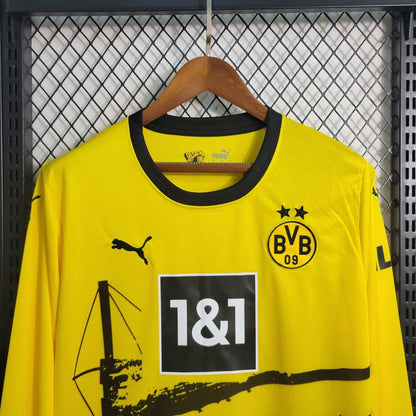 Borussia Dortmund 2023/24 Camisola Principal de Manga Comprida – Homem