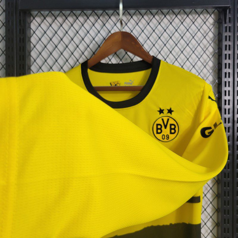 Borussia Dortmund 2023/24 Camisola Principal de Manga Comprida – Homem