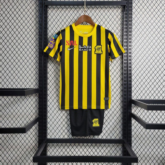 Al-Ittihad FC 2023/24 Conjunto Principal – Criança