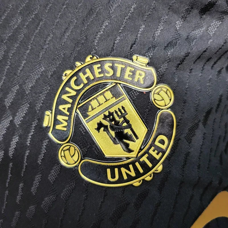 Manchester United 2023/24 Camisola Preta Versão Jogador – Homem