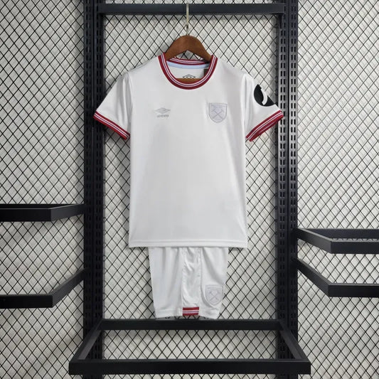 West Ham United 2023/24 Conjunto Alternativo – Criança