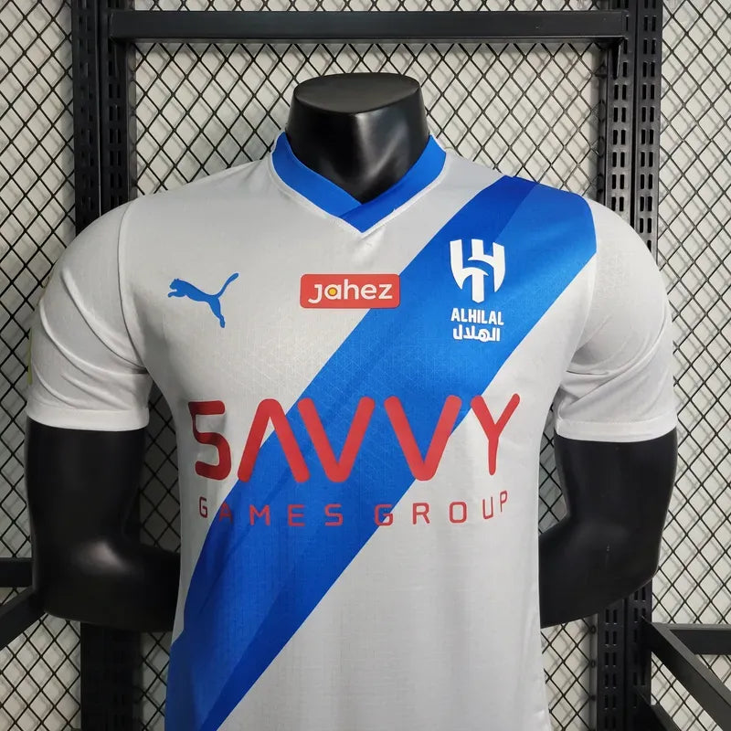 Al Hilal SC 2023/24 Camisola Alternativa Versão Jogador – Homem