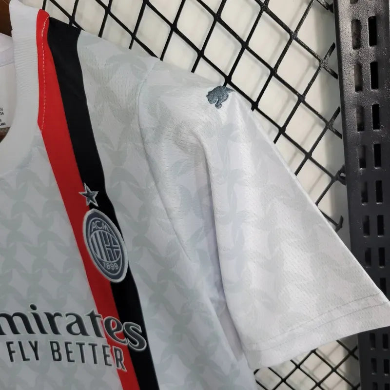 AC Milan 2023/24 Conjunto Alternativo – Criança