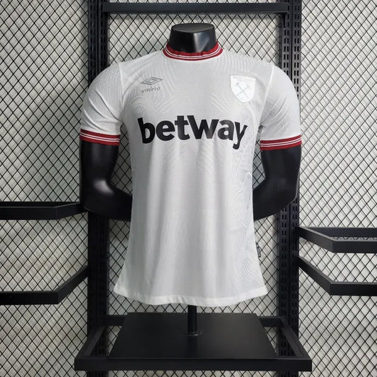 West Ham United 2023/24 Camisola Alternativa Versão Jogador – Homem