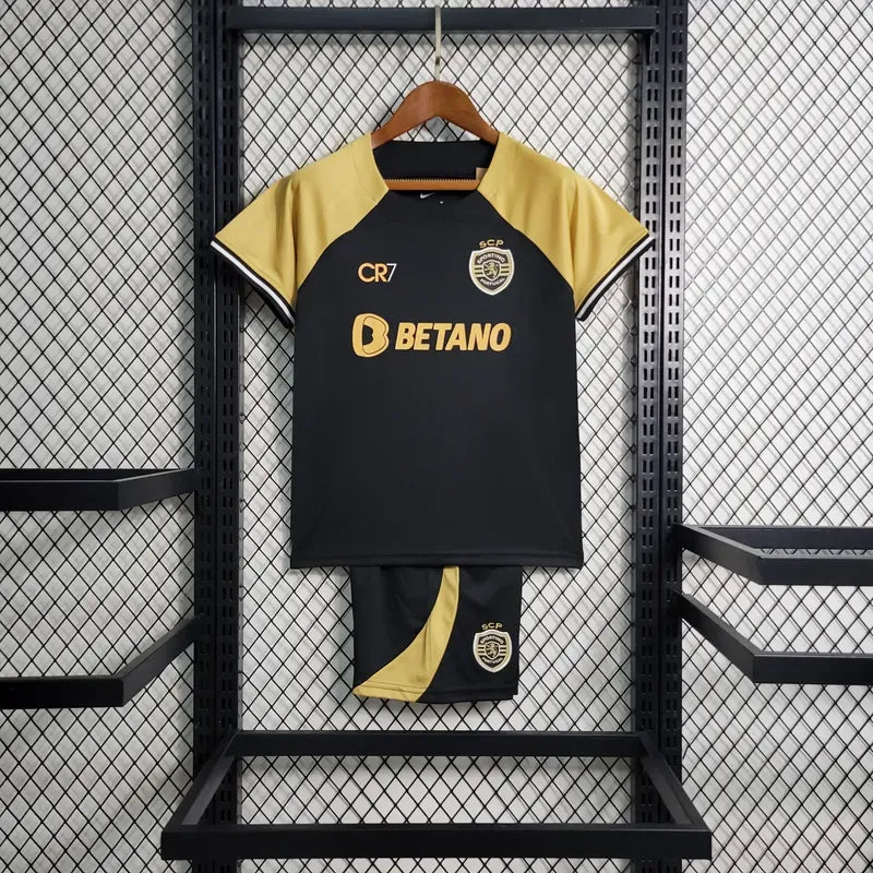 Sporting CP 2023/24 Conjunto Terceiro – Criança