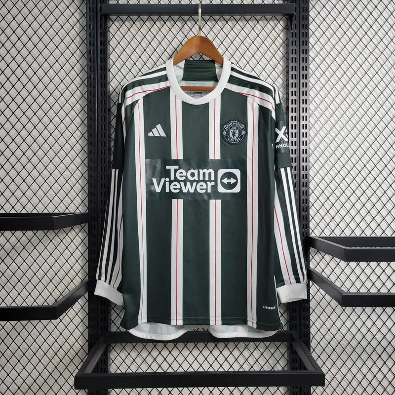 Manchester United 2023/24 Camisola Alternativa de Manga Comprida – Homem