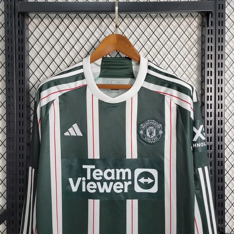Manchester United 2023/24 Camisola Alternativa de Manga Comprida – Homem