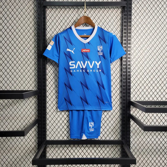 Al Hilal SC 2023/24 Conjunto Principal – Criança