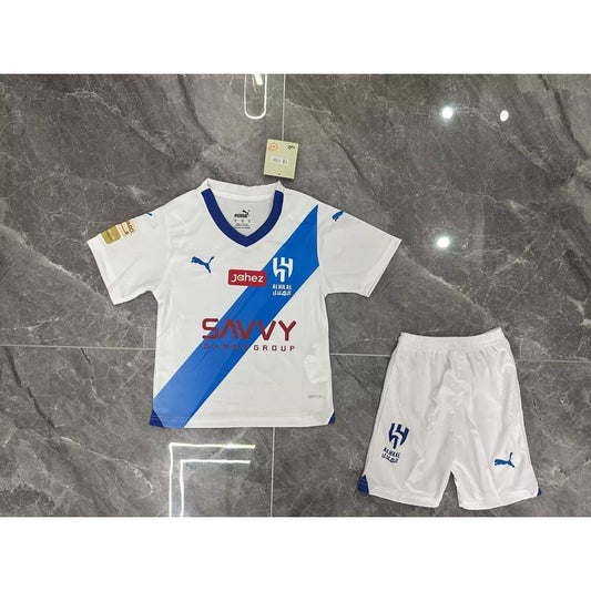 Al Hilal SC 2023/24 Conjunto Alternativo – Criança