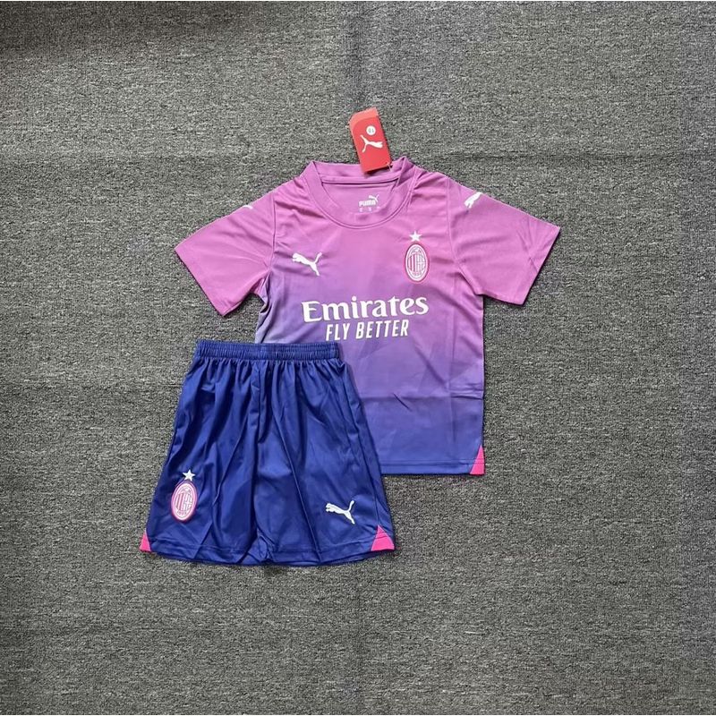 AC Milan 2023/24 Conjunto Terceiro – Criança