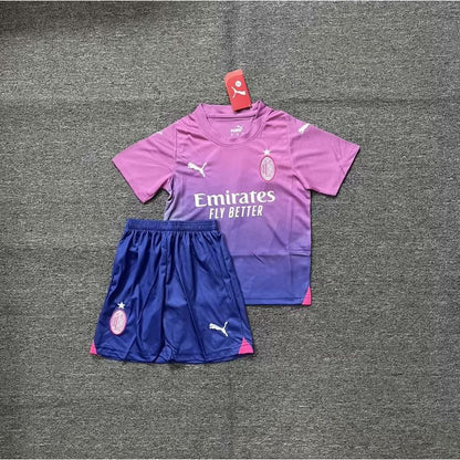 AC Milan 2023/24 Conjunto Terceiro – Criança