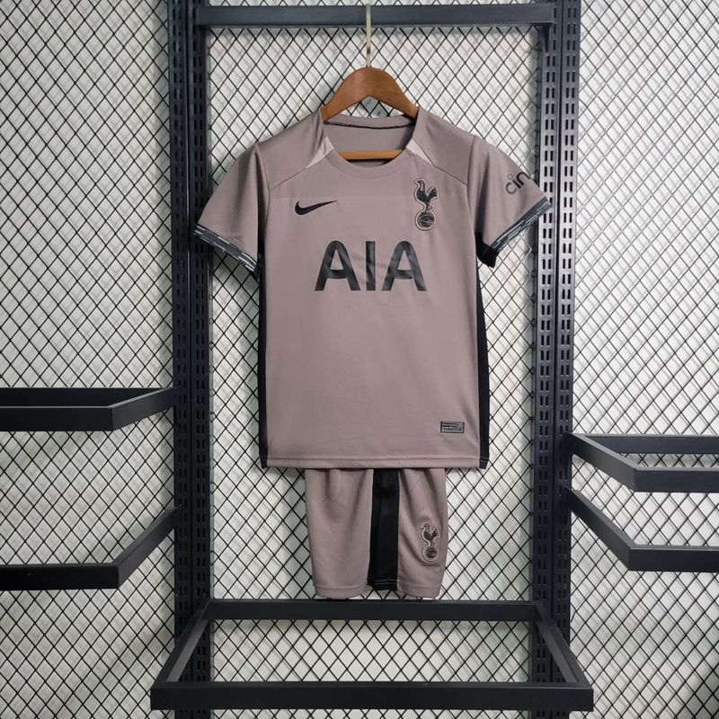Tottenham Hotspur 2023/24 Conjunto Terceiro – Criança