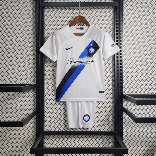 Inter de Milão 2023/24 Conjunto Alternativo – Criança