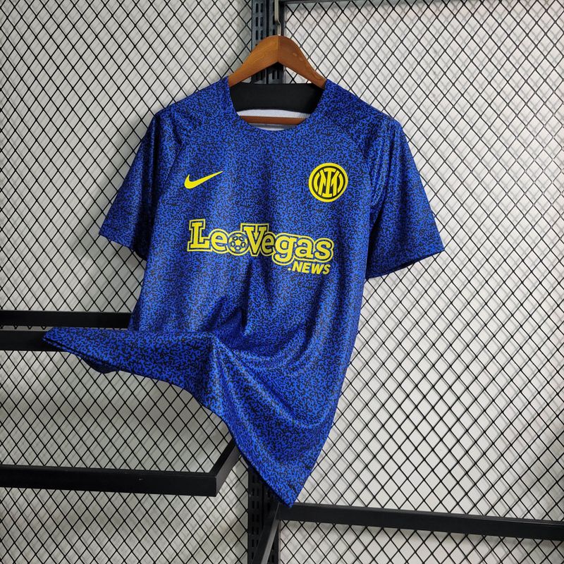 Inter de Milão 2023/24 Camisola de Pré-Jogo – Homem
