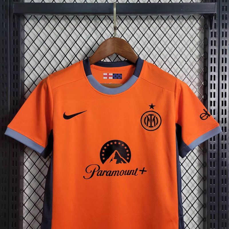 Inter de Milão 2023/24 Conjunto Terceiro – Criança