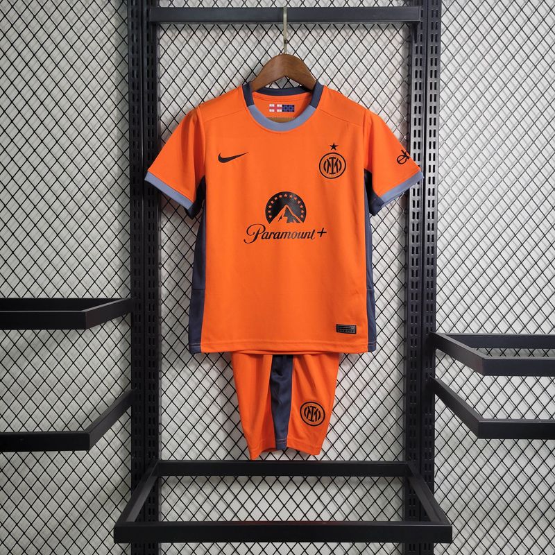 Inter de Milão 2023/24 Conjunto Terceiro – Criança