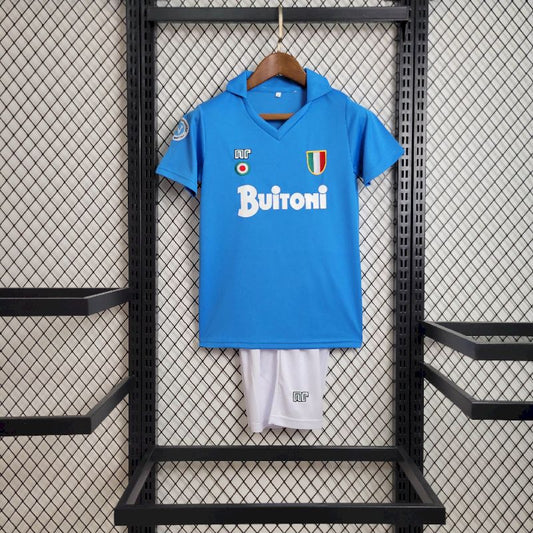 Napoli 1987/88 Conjunto Principal – Criança