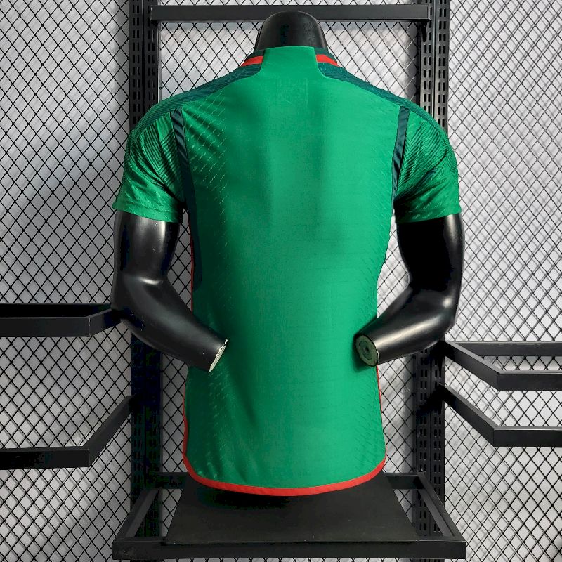México 2022 Camisola Principal Mundial Versão Jogador – Homem