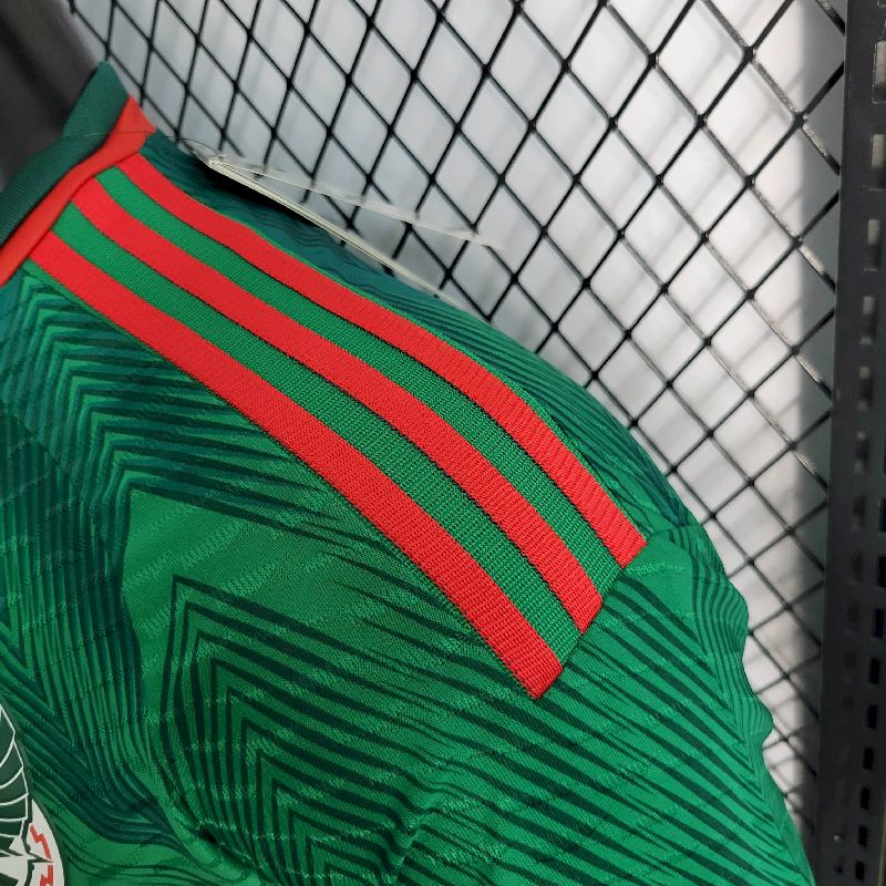 México 2022 Camisola Principal Mundial Versão Jogador – Homem