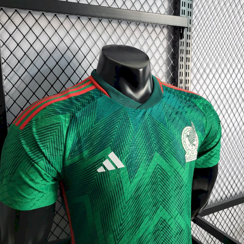 México 2022 Camisola Principal Mundial Versão Jogador – Homem