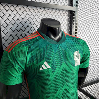 México 2022 Camisola Principal Mundial Versão Jogador – Homem